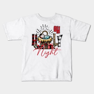 Oh Holy Night Kids T-Shirt